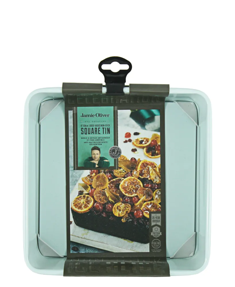 Jamie Oliver Square Cake Pan - Bleu clair