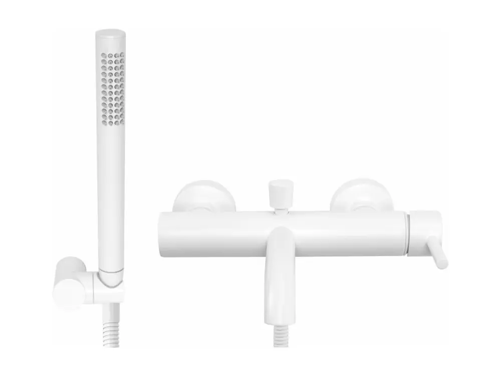 ROBINET DE BAIGNOIRE REA LUNGO BLANC PUR