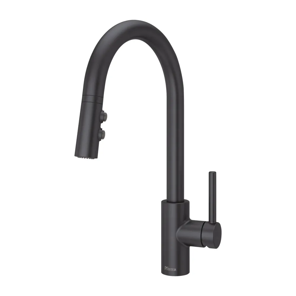 Robinet de cuisine à tirette à 1 poignée, pulvérisateur à tirette à 3 fonctions pour Lavabo Suspendu