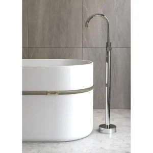 Robinet mitigeur bain monocolonne Chromé - Corbeau pour Cuisine Professionnelle
