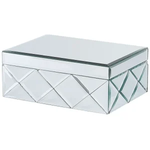 Sieradenkistje zilver spiegelend GORRON