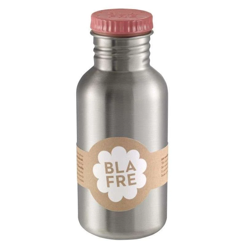 Bouteille d'eau en acier Blafre - 500 ml (Rose) avec amortisseur intégré