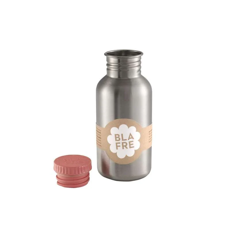 Bouteille d'eau en acier Blafre - 500 ml (Rose) avec amortisseur intégré