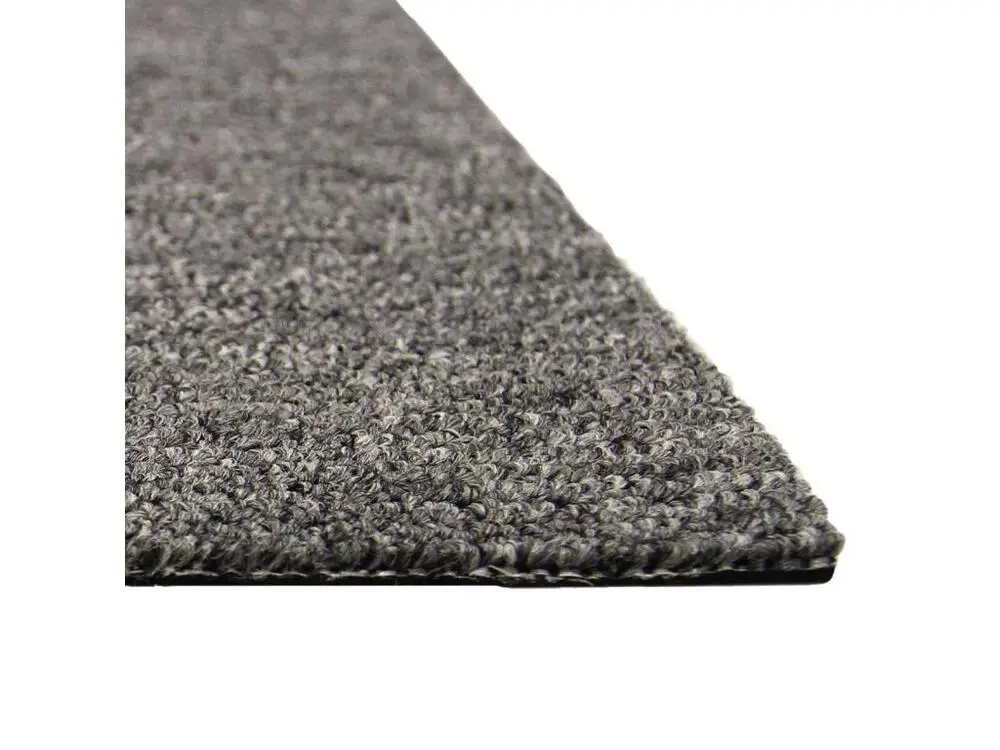 Dalle de Moquette Couleur Anthracite, 20 Dalles de 50cm x 50cm (5m²) avec vis et chevilles incluses