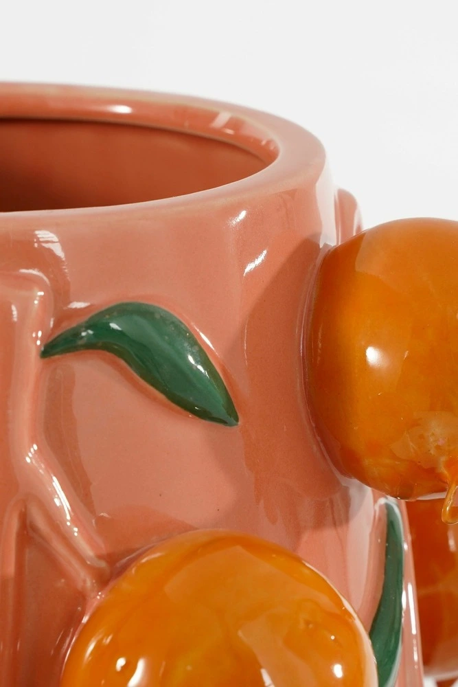 Mica decorations - vase en céramique rose h30,5 | réglable | invisible