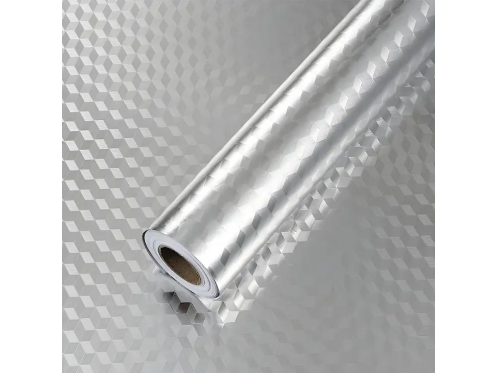 Kit Complet avec Accessoires Rouleau adhésif aluminium au mètre - revêtement mural meuble de protection auto-adhéif étanch...