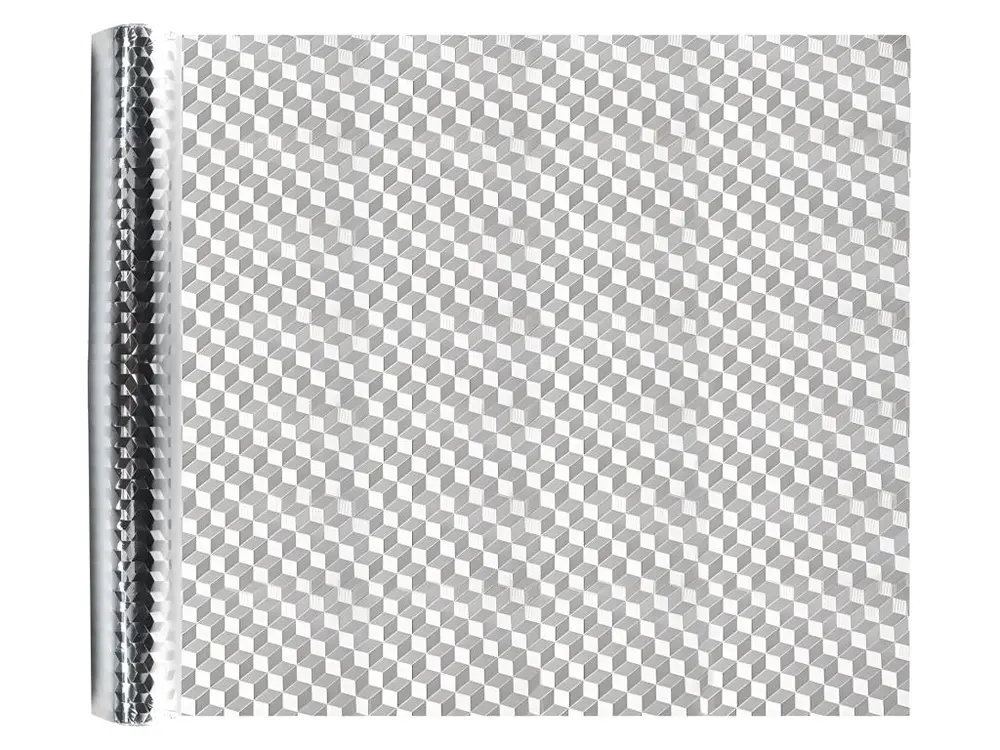Kit Complet avec Accessoires Rouleau adhésif aluminium au mètre - revêtement mural meuble de protection auto-adhéif étanch...