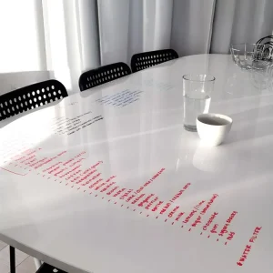Professionnel Haute Performance Rouleau adhésif tableau clair au mètre - Autocollants Revêtement Adhésif Cuisine Meubles S...