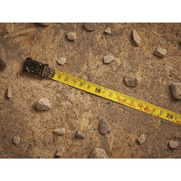 Mesure longue avec ruban en fibre de verre 60 mètres x 12,7 mm - STANLEY