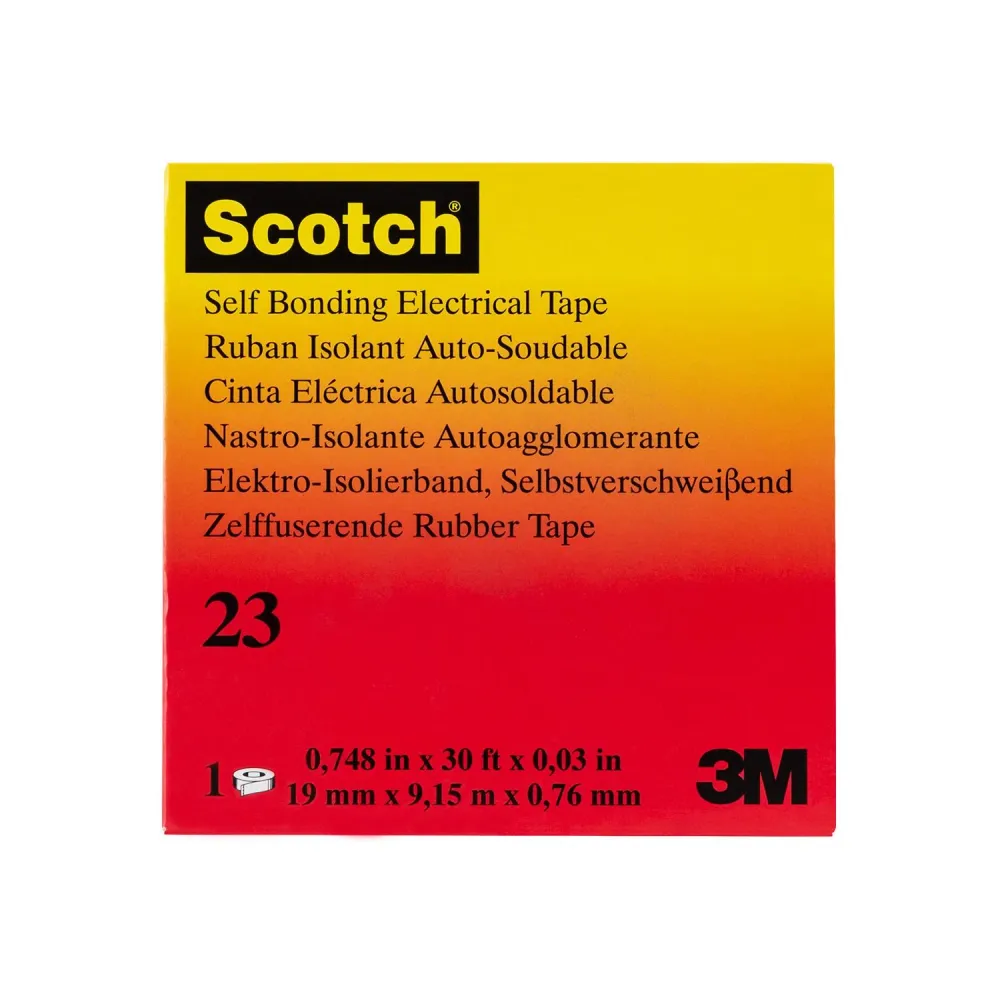 Scotch® 23 3M™ ruban auto-soudable isolant 19mm x 9.15m 3M-7000007286