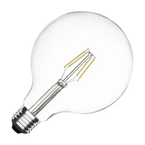 Ampoule LED Filament E27 6W 720 lm G125 Blanc Neutre 4000K Matériau : Verre soufflé