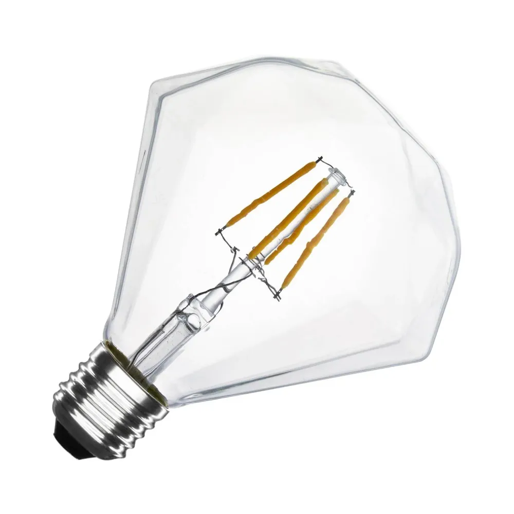 Ampoule LED à filament G105 E27 3,5W 320 lumens variable pour décoration de Noël