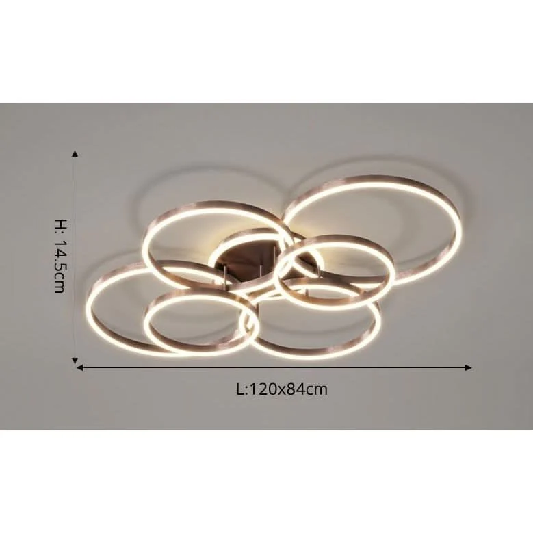 Anneaux LED Lustre Ajustable | Ena avec effet scintillant