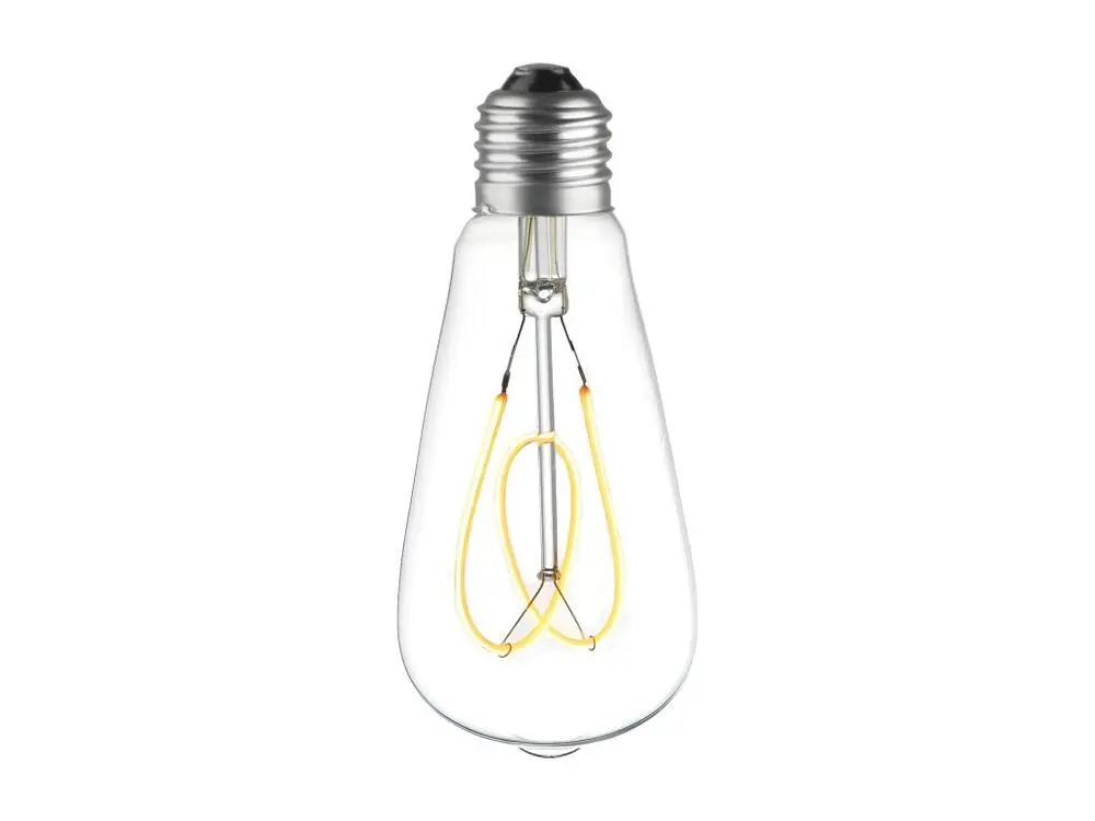 Applique design Ampoule Lampe E27 LED Déco Filament Spirale Flower
