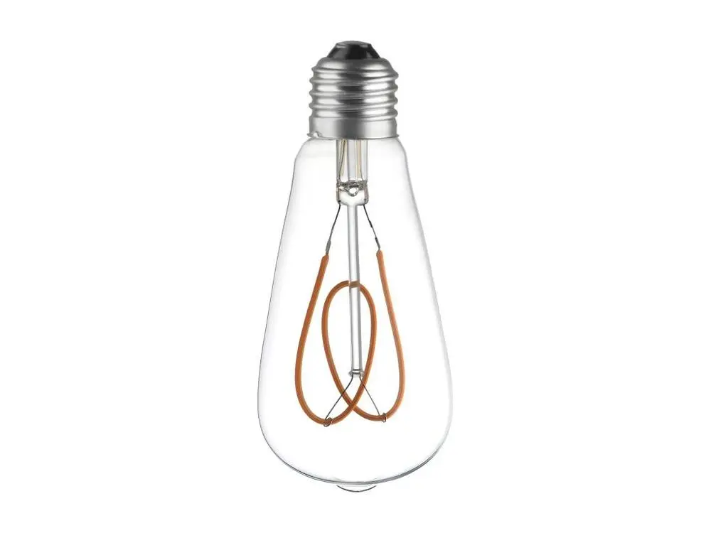 Applique design Ampoule Lampe E27 LED Déco Filament Spirale Flower