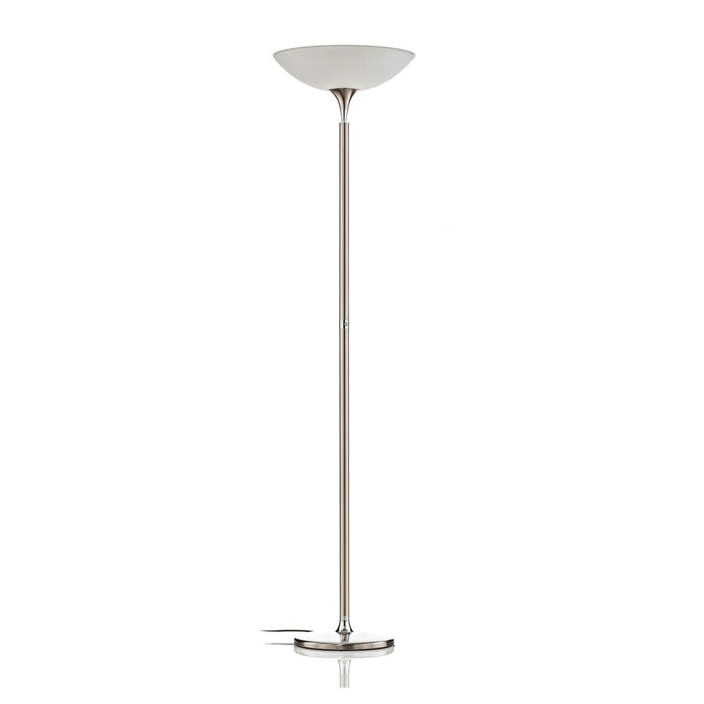 BANKAMP Opera lampadaire LED avec variateur tactile, nickel pour décoration de Noël