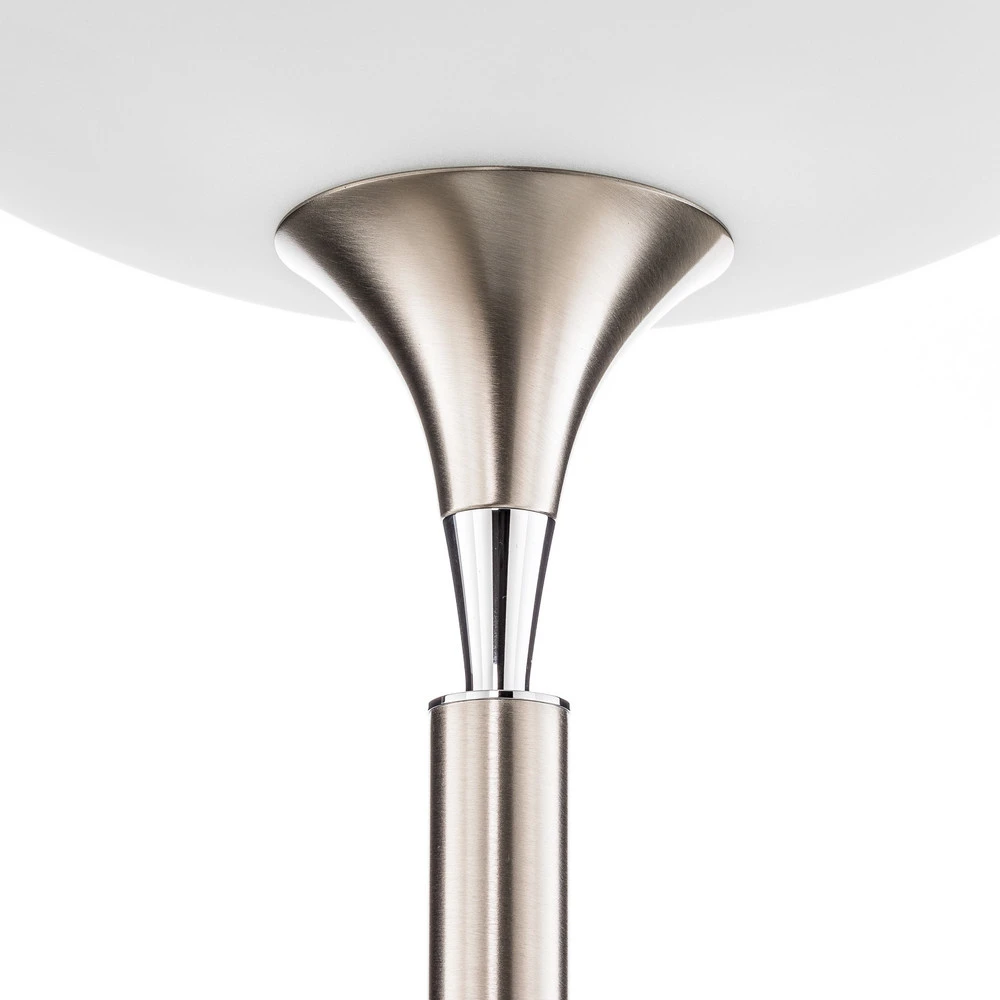 BANKAMP Opera lampadaire LED avec variateur tactile, nickel pour décoration de Noël