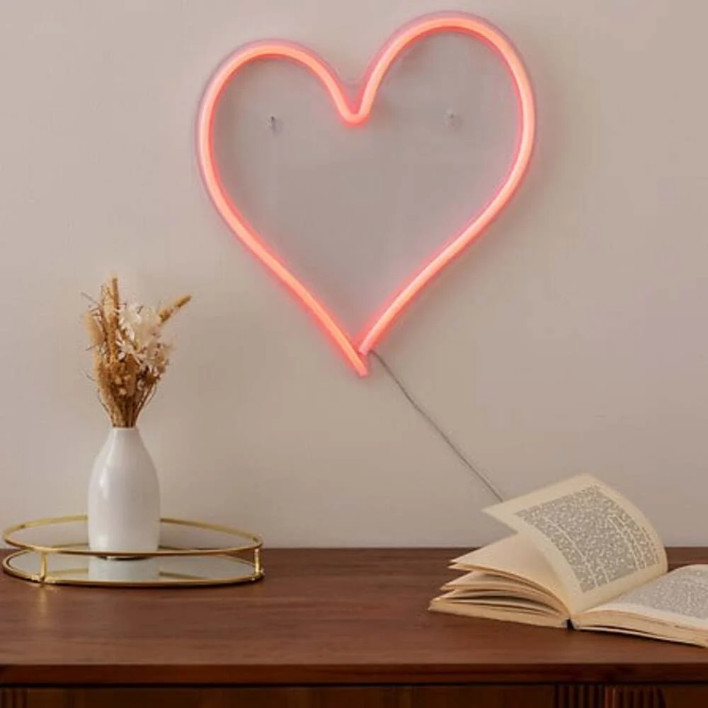 Éclairage Décoratif LED Lampe néon mural Led "Coeur" – Qualité & Prix chez Alpha55 – L’alliance parfaite entre style et ut...