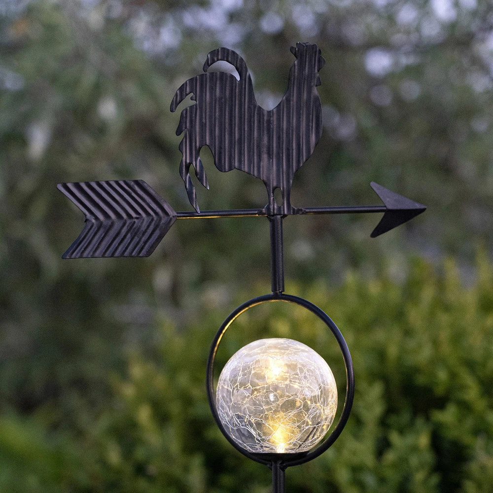 Éclairage Décoratif LED Lampe solaire LED Windy, montre le sens du vent
