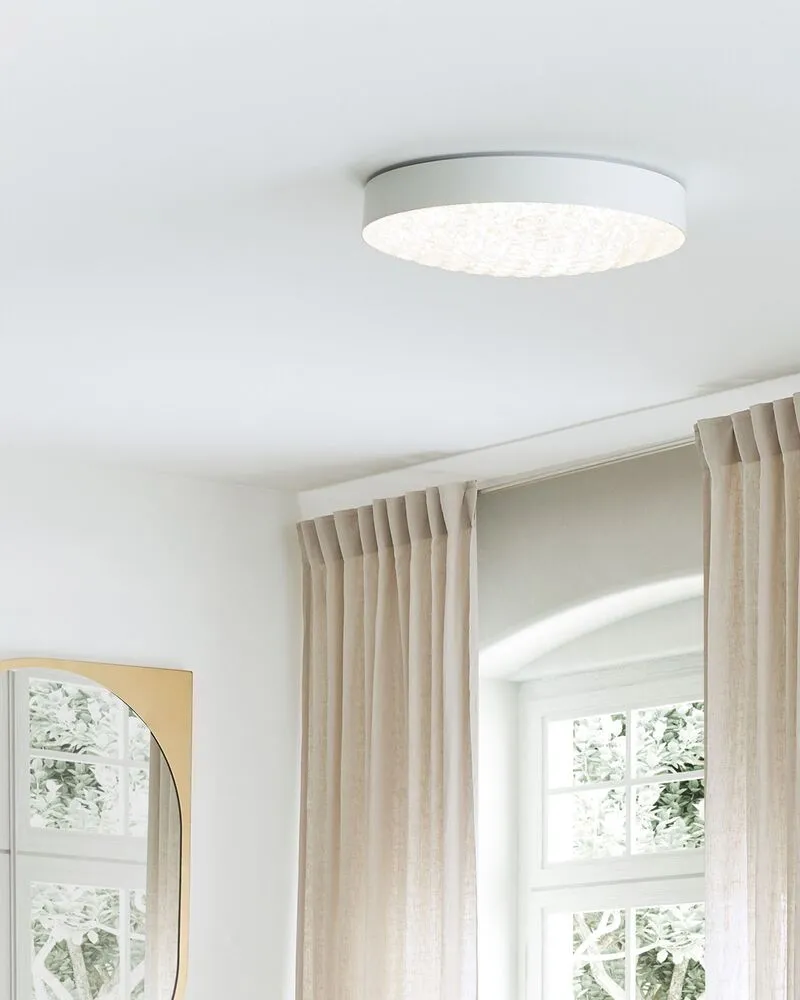 Éclairage Décoratif LED Plafonnier LED en métal blanc ARLI