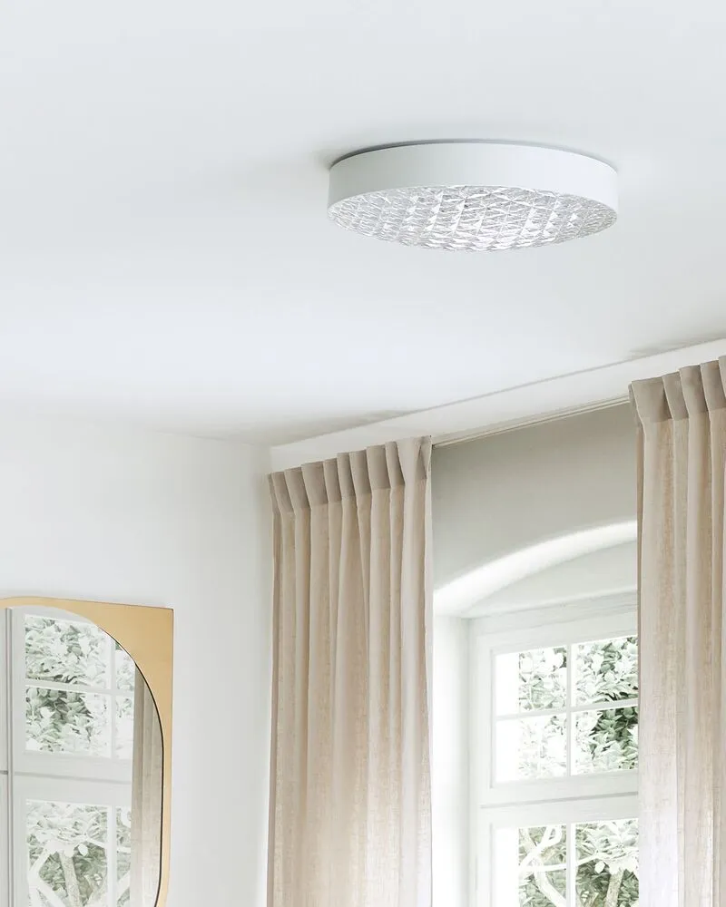 Éclairage Décoratif LED Plafonnier LED en métal blanc ARLI