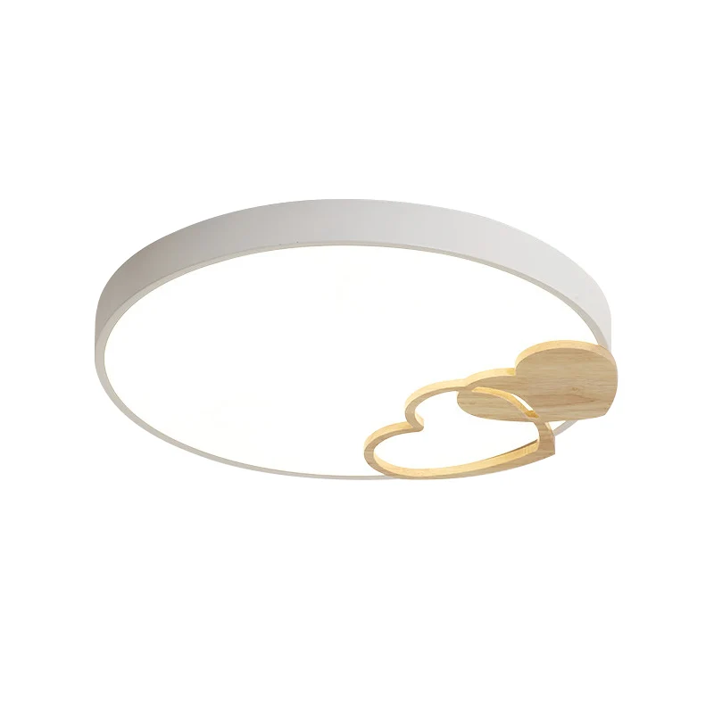 Éclairage encastré à tambour en acrylique, Led nordique gris/blanc/vert proche du plafonnier avec décoration en forme de c...