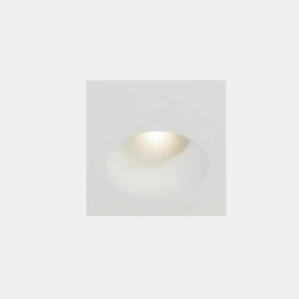 Éclairage LED mural extérieur 2.2W Bat Square Oval, encastrable LEDS-C4. Style industriel