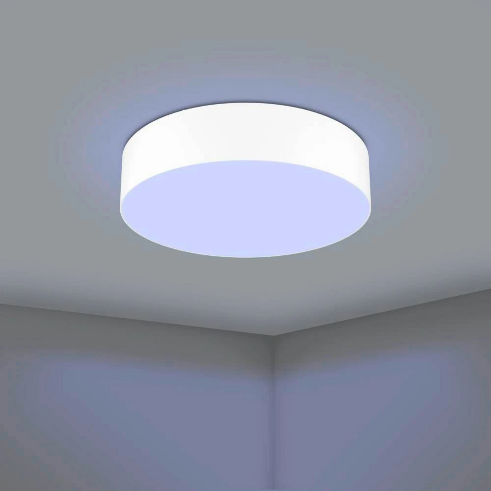 EGLO connect Romao-Z plafonnier LED, Ø57 cm, blanc pour chambre d'enfant