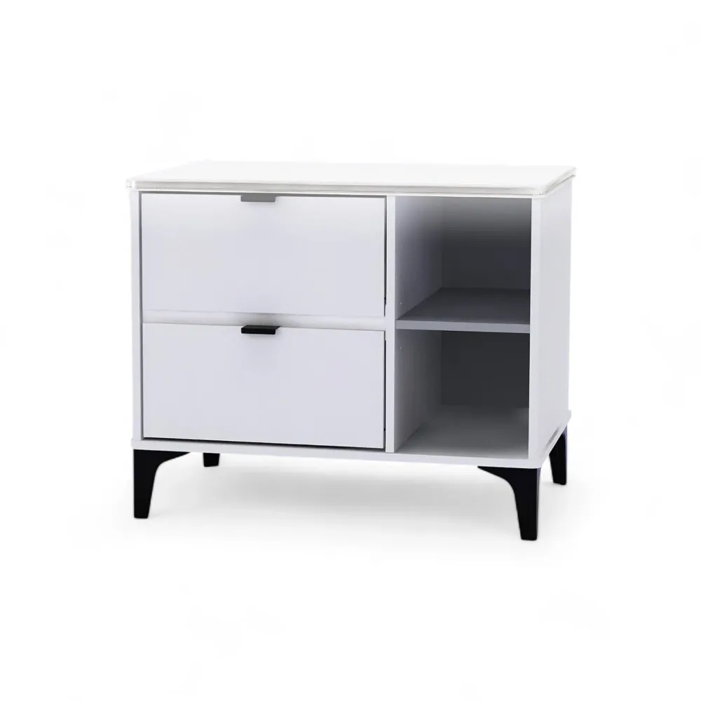 Exotic Designs Modern Nightstand LED Accent Light Blanc pur Éclairage chaud 2700K