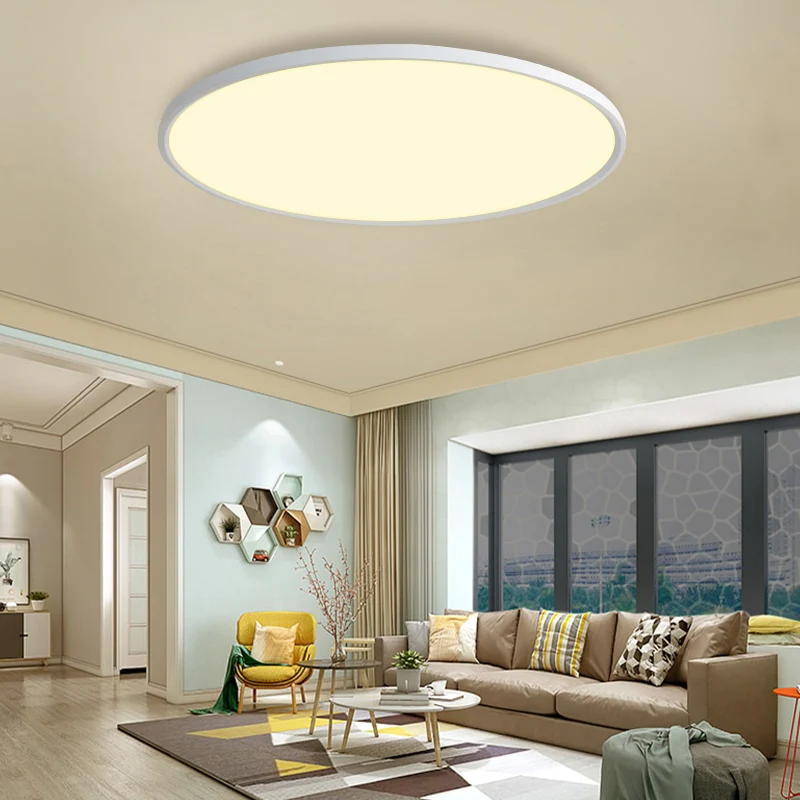 Guirlande lumineuse Disk Led-Unterputz-Deckenleuchte, nordisches Acryl, Wohnzimmer-Unterputzleuchte