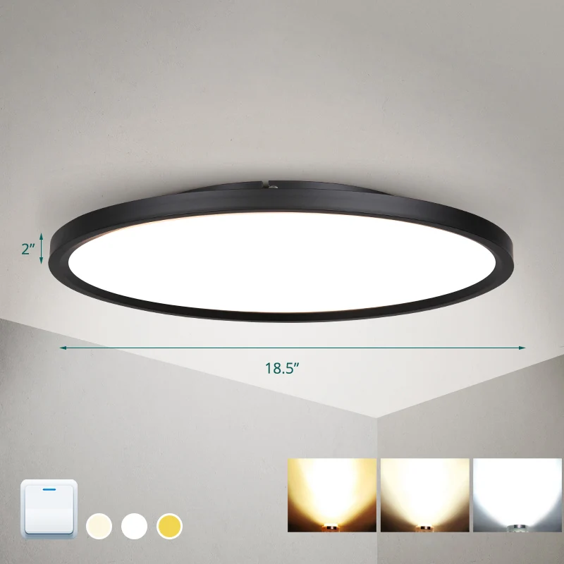 Guirlande lumineuse Disk Led-Unterputz-Deckenleuchte, nordisches Acryl, Wohnzimmer-Unterputzleuchte