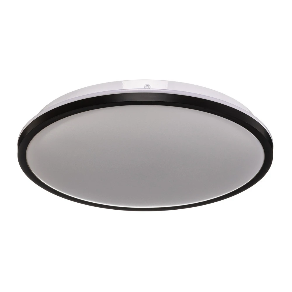 Guirlande lumineuse Plafonnier LED Lana, effet backlighter Ø28 noir