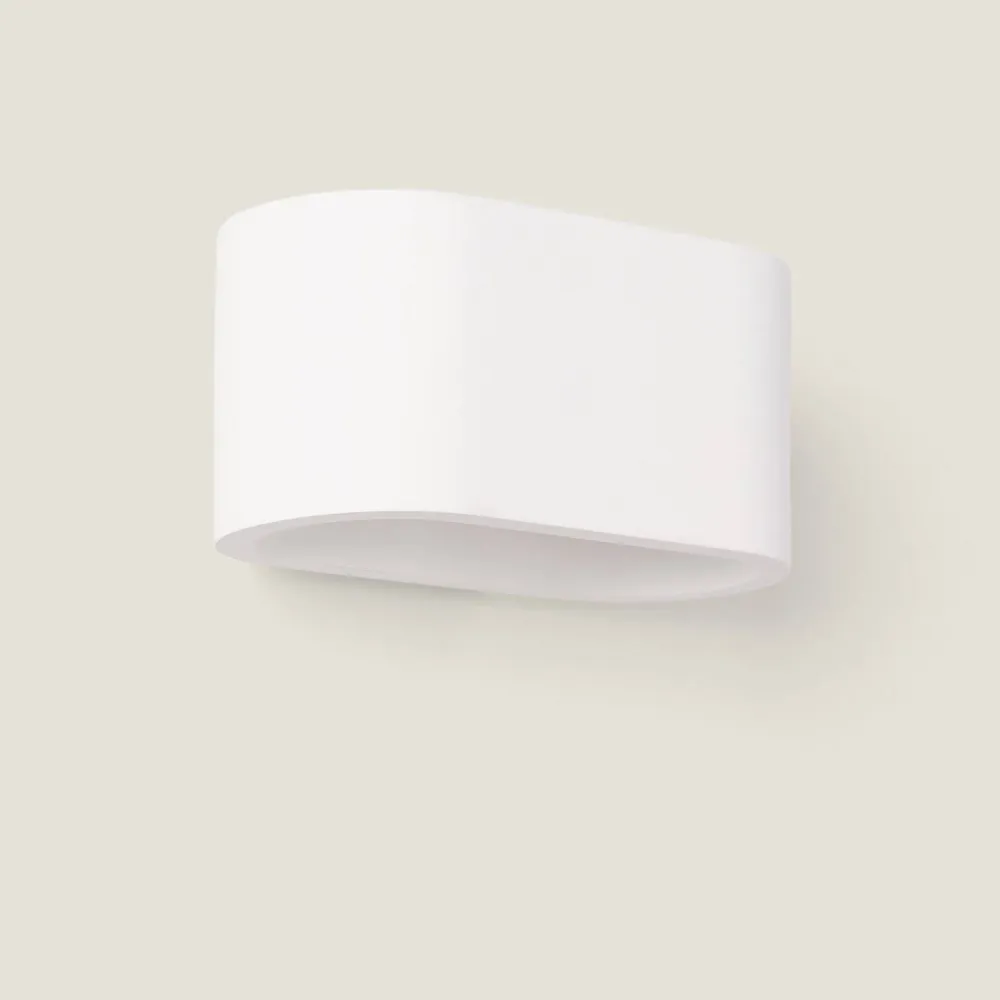 Kit d'Éclairage Ambiance Lampe murale en plâtre avec éclairage LED bidirectionnel Merton