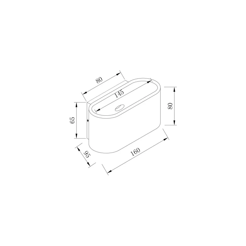 Kit d'Éclairage Ambiance Lampe murale en plâtre avec éclairage LED bidirectionnel Merton