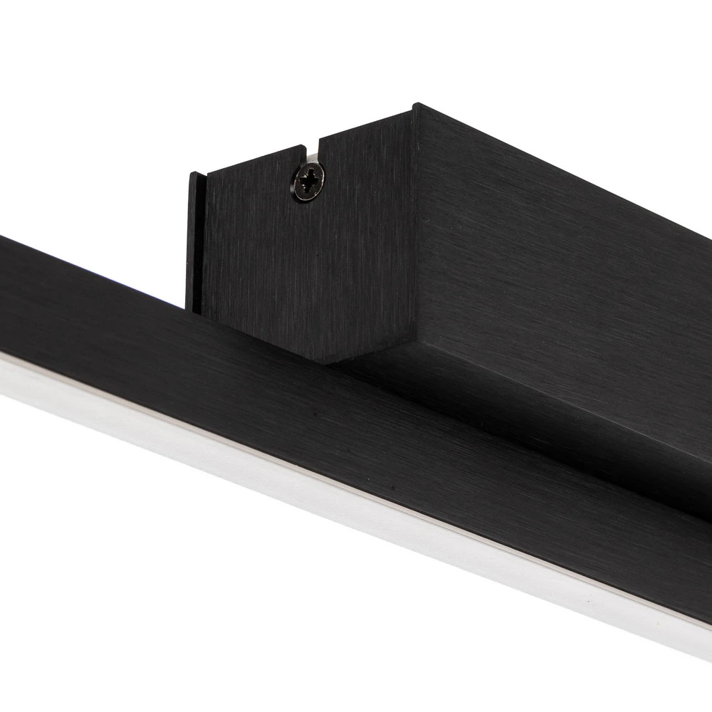 Kit d'Éclairage Ambiance Quitani Talon plafonnier LED, noir anodisé