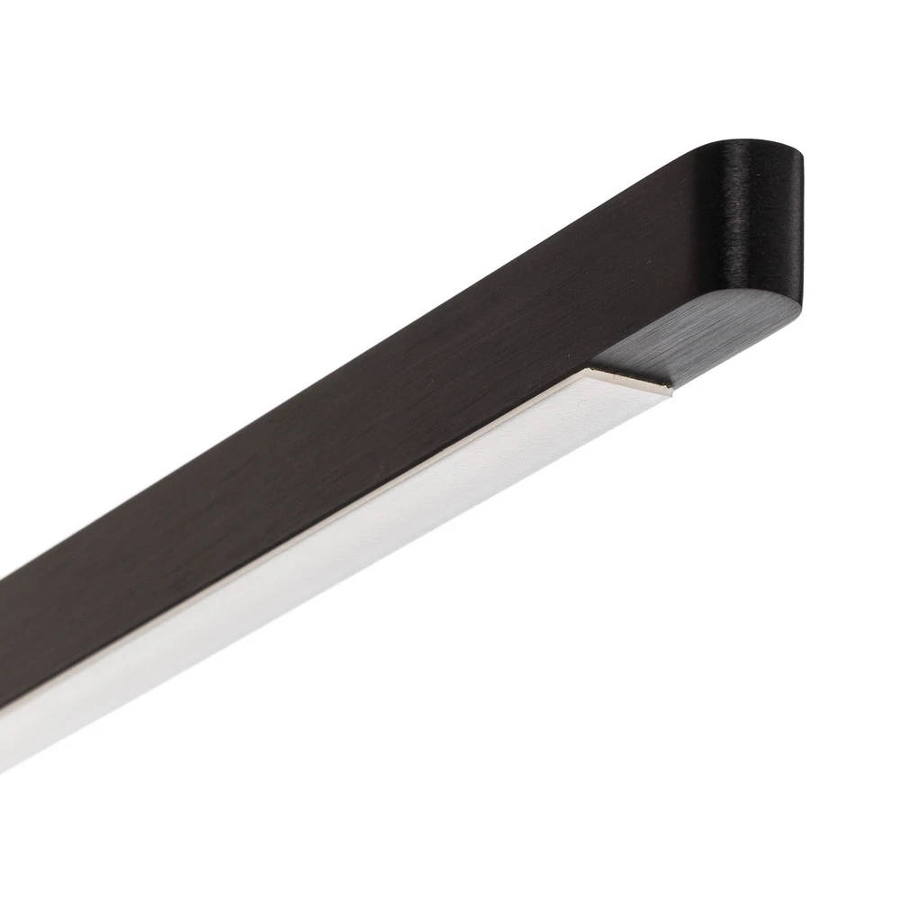 Kit d'Éclairage Ambiance Quitani Talon plafonnier LED, noir anodisé