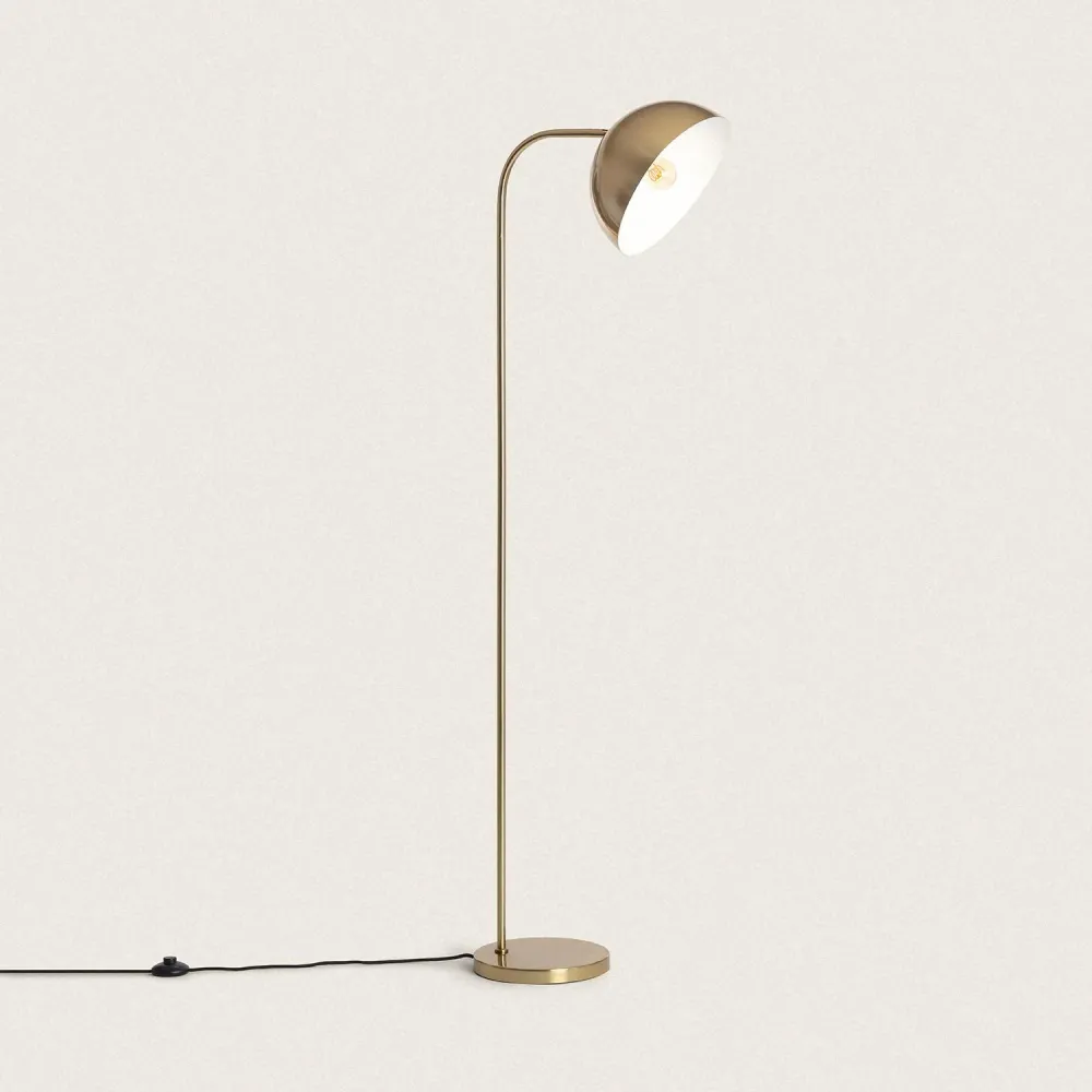 Lampadaire Bowlen avec LED intégrées pour un éclairage efficace et actuel.