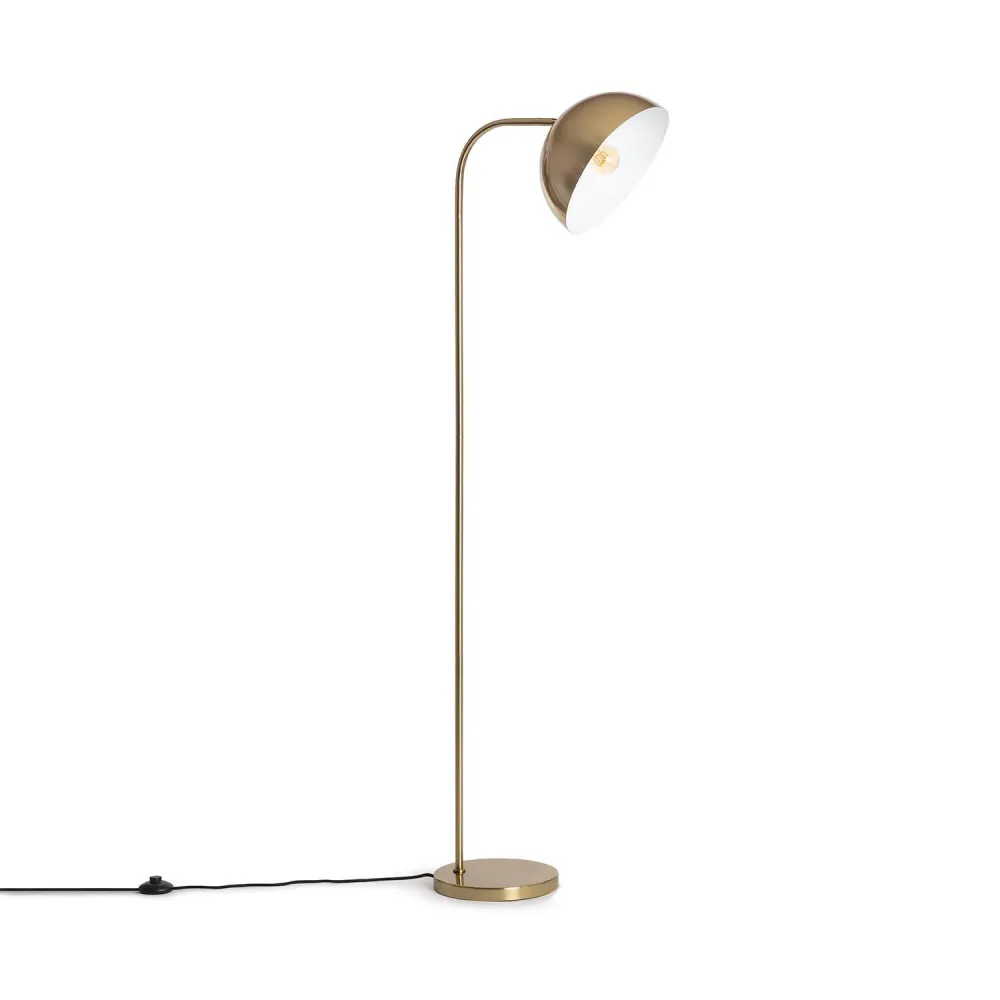 Lampadaire Bowlen avec LED intégrées pour un éclairage efficace et actuel.
