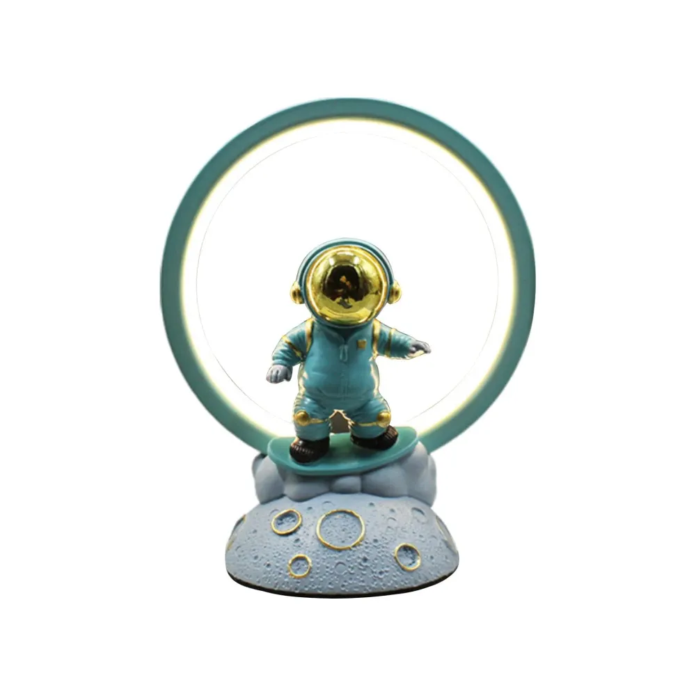 Lampe à lave Astronaut Space Themed LED Night Light Blue