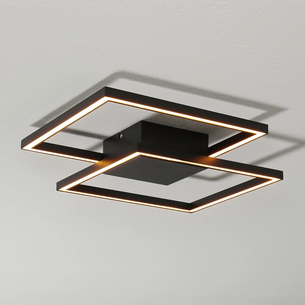 Lampe à lave Plafonnier LED Falcon, noir