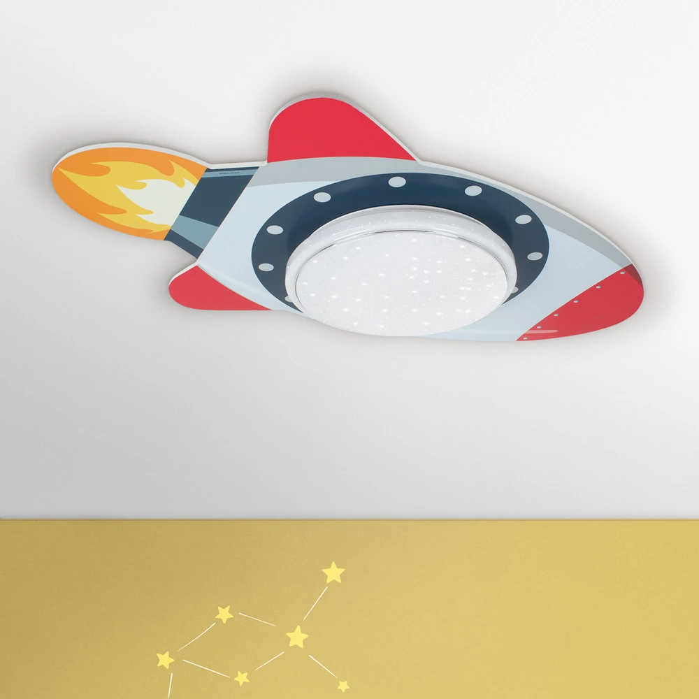 Lampe à lave Plafonnier LED fusée Starlight