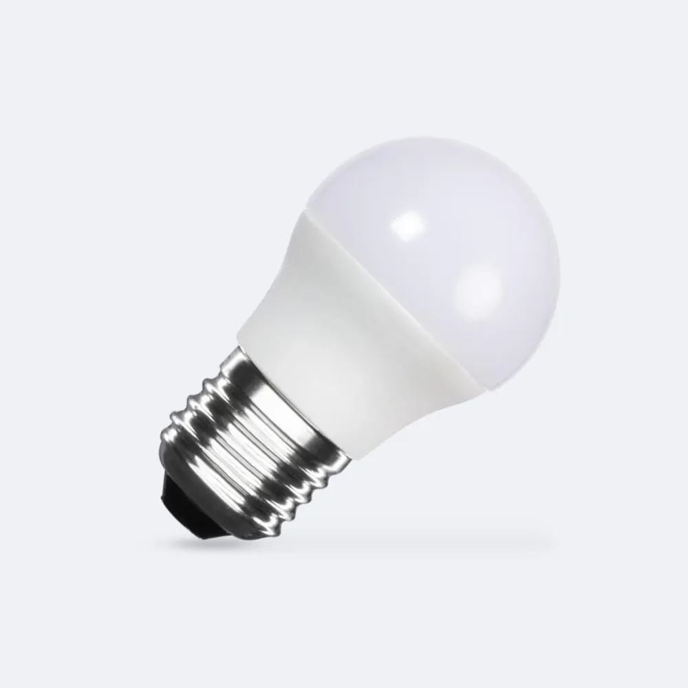 Lampe LED 5W E27 pour 12/24V, 400 lumens, modèle G45 avec 16 couleurs RVB