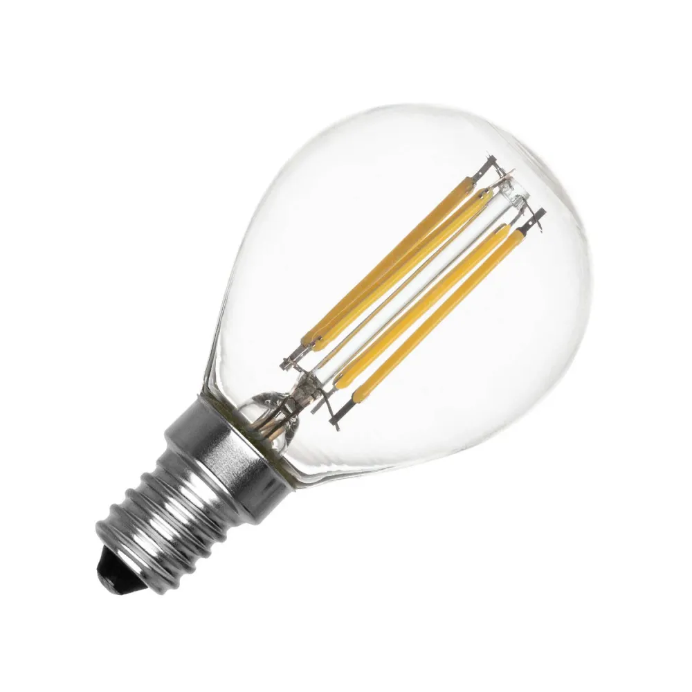 Lampe LED filament E14 6W 720 lumens forme P45