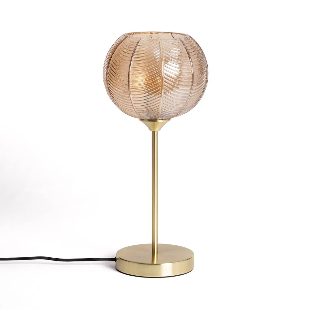Lampe en métal et verre avec éclairage LED Klimt avec 16 couleurs RVB