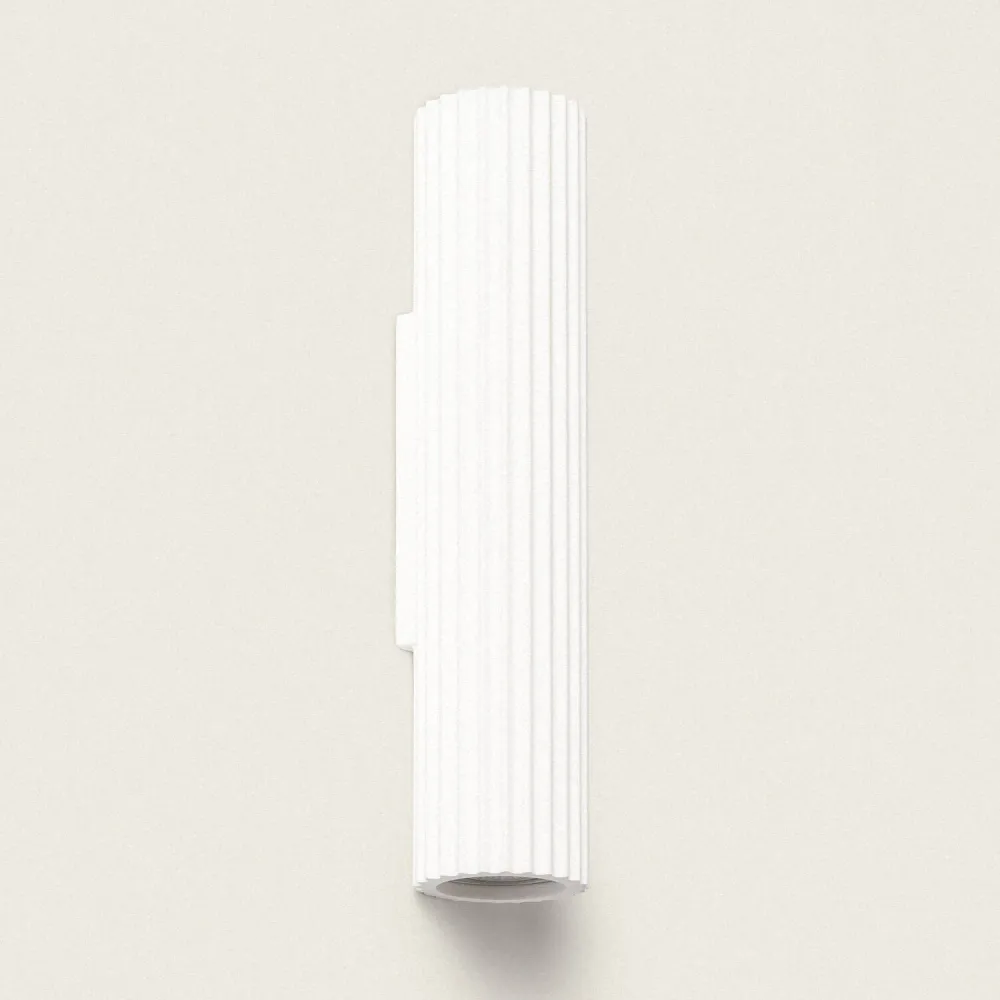 Lampe murale en plâtre Xuro avec éclairage LED intégré. pour décoration de Noël