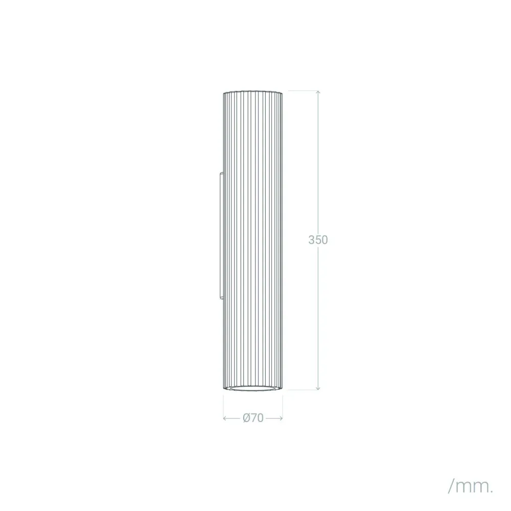 Lampe murale en plâtre Xuro avec éclairage LED intégré. pour décoration de Noël