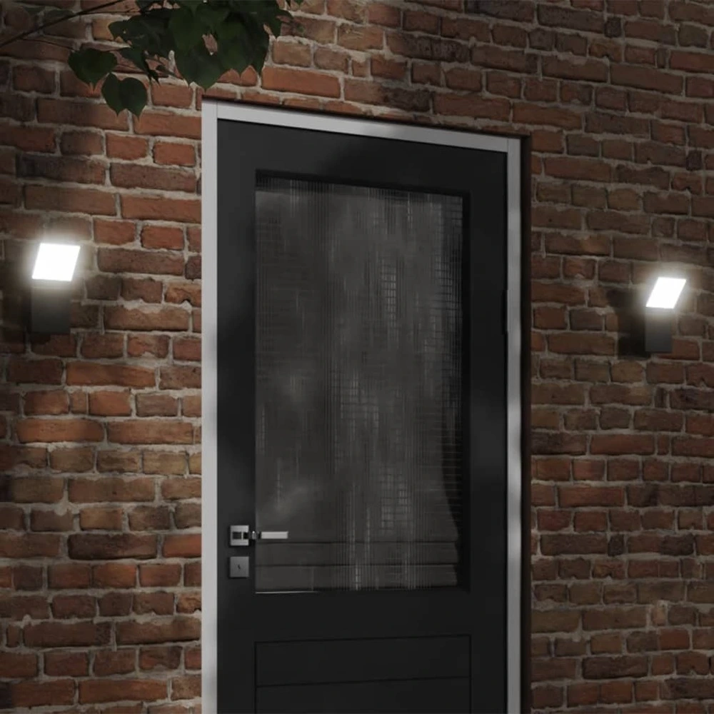 Lampe à sel Applique murale led d'extérieur aluminium moulé sous pression