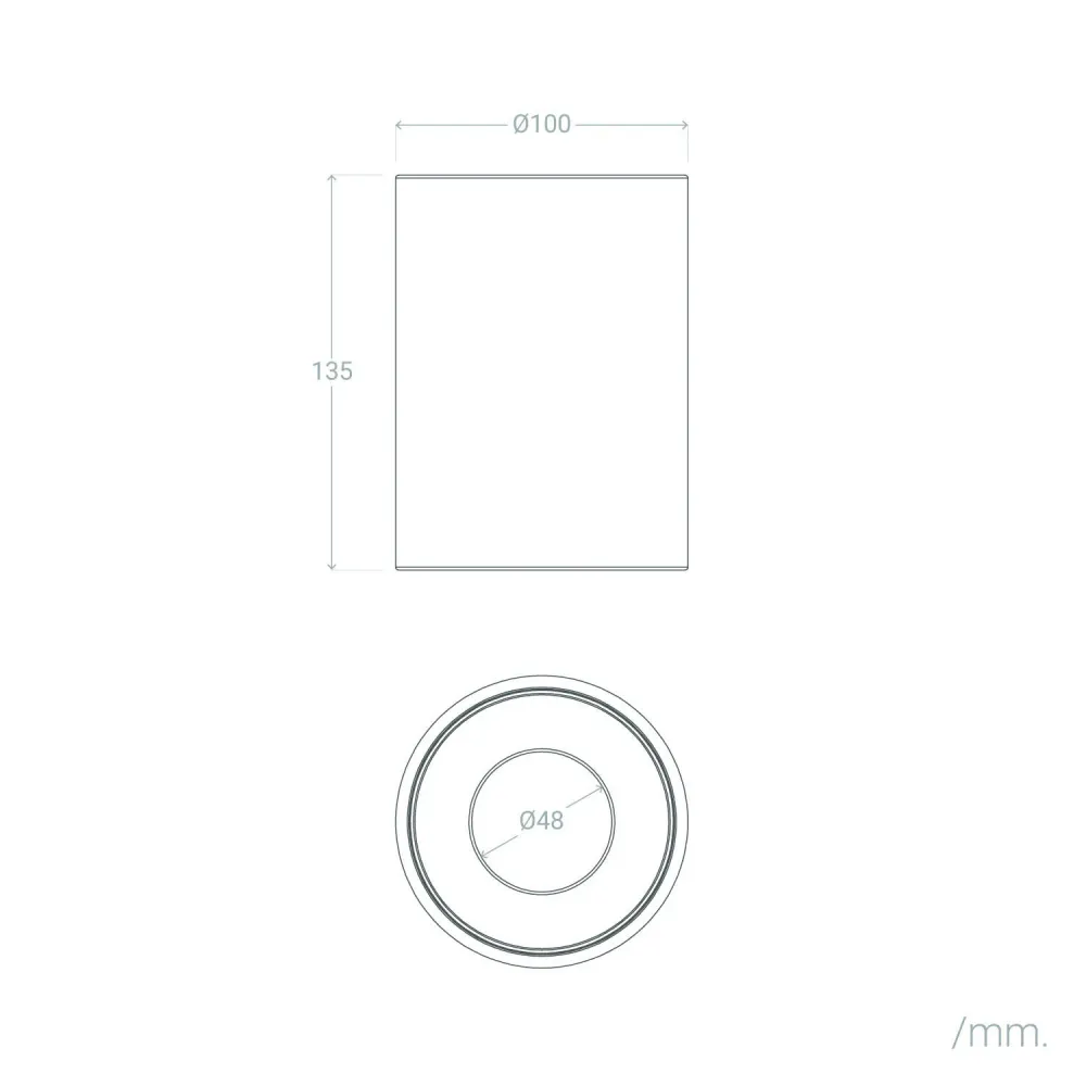 Lampe à sel Luminaire de plafond en plâtre avec éclairage LED Gulloc