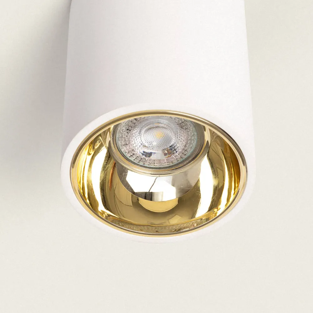 Lampe à sel Luminaire de plafond en plâtre avec éclairage LED Gulloc