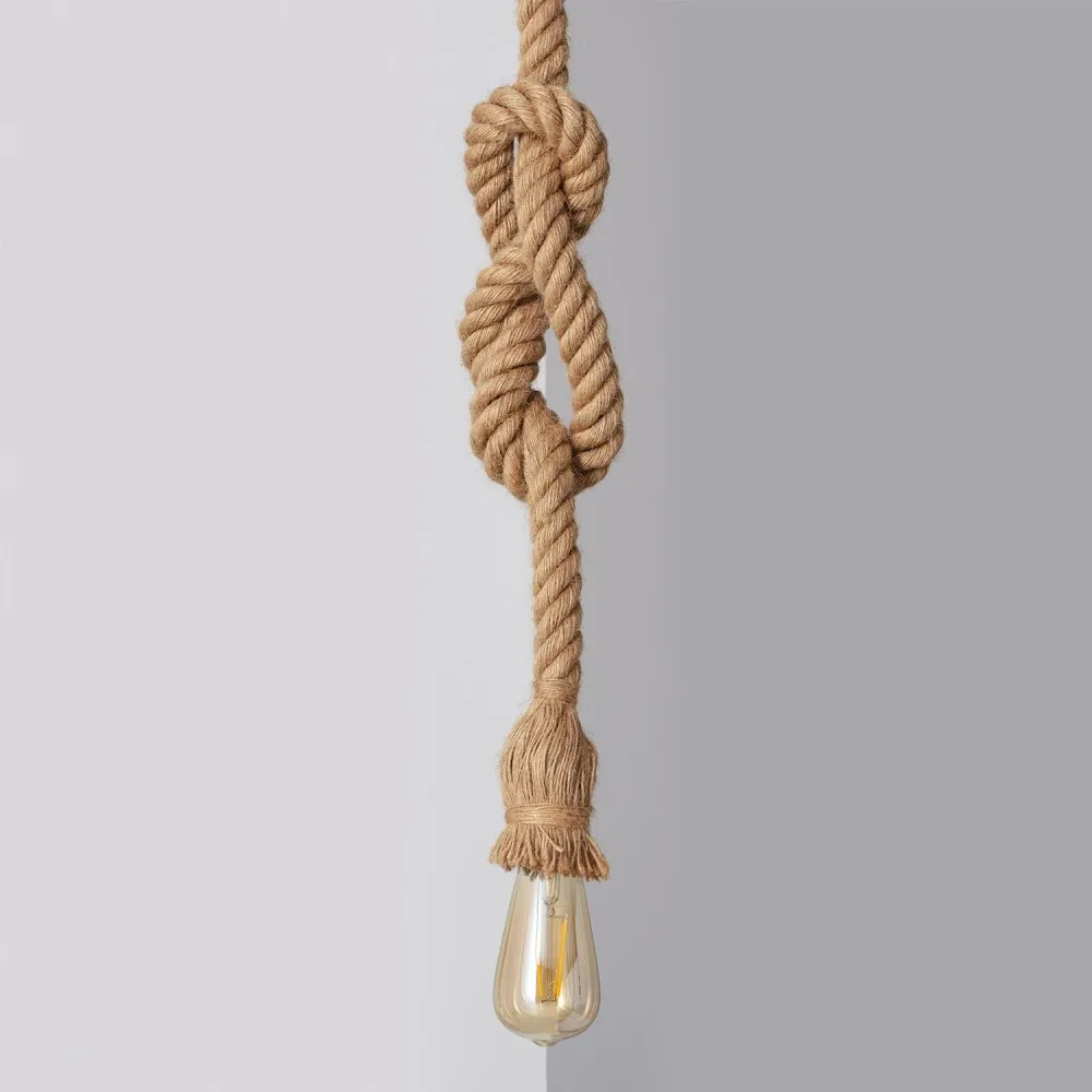 Lampe à sel Lustre à cordon Perseo équipé d'illumination LED